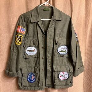Army Green Military Jacket BDU Medium Regular ( Men or Women)